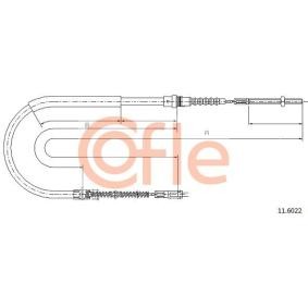 Handbremsseil für PEUGEOT von COFLE
