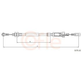 Handbremsseil für FIAT von COFLE