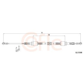 Acquista Cavo comando, Cambio manuale da COFLE 92.12.7230 a buon mercato per soli 30,13 €