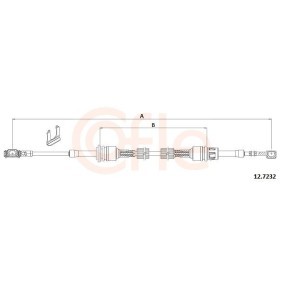 Acquista Cavo comando, Cambio manuale da COFLE 92.12.7232 a buon mercato per soli 39,05 €