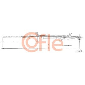 Osta COFLE Kytkinvaijeri netistä 127 Hatchback (127_)-mallille edulliseen hintaan