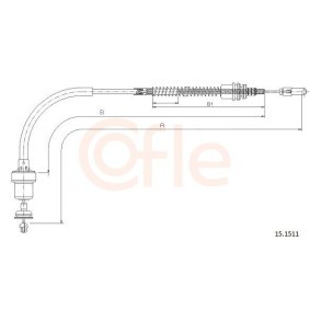 Acquista Cavo frizione da COFLE 92.15.1511 a buon mercato per soli 20,49 €