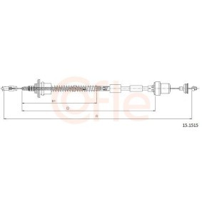 Compre Cabo de aço, accionamento da embraiagem da COFLE 92.15.1515 a um preço baixo por 19,16 €
