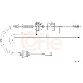 Kupplungsseil für FIAT von COFLE