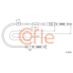 Handbremsseil für NISSAN von COFLE