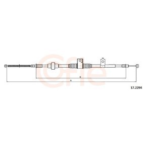 Handbremsseil für TOYOTA von COFLE