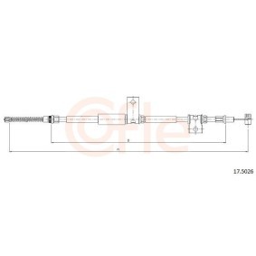 Handbremsseil für SUZUKI von COFLE