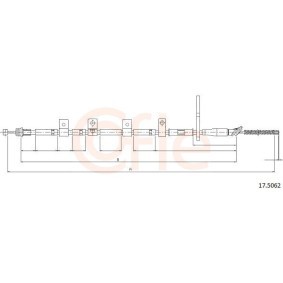 Handbremsseil 92.17.5062