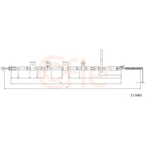 Handbremsseil 92.17.5063