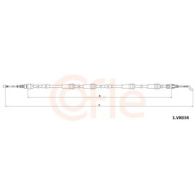 Handbremsseil für KIA von COFLE
