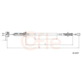 Kupplungsseil von COFLE für Lancer IV Limousine (C6_A, C7_A) günstig online kaufen