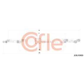 Compre Cabo de aço, caixa de velocidades de COFLE online para Transit Mk7 Camião de plataforma / Chassis (V363, FED, FFD) a preços moderados