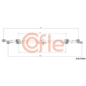 Compre Cabo de aço, caixa de velocidades de COFLE online para Transit Mk7 Camião de plataforma / Chassis (V363, FED, FFD) a preços moderados