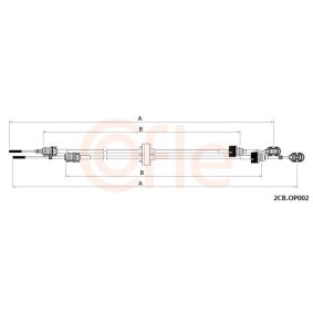 Seilzug, Schaltgetriebe 92.2CB.OP002