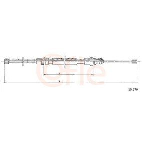 Gaszug für FIAT von COFLE