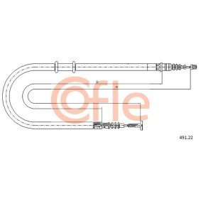 Handbremsseil für FIAT von COFLE