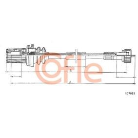 Tachowelle für FIAT von COFLE