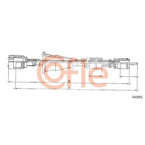 Acquista Cavo tachimetro da COFLE 92.S24061 a buon mercato per soli 12,73 €