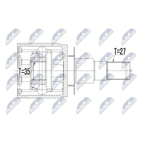 Gelenksatz, Antriebswelle NPW-NS-052