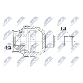 Gelenksatz, Antriebswelle NPW-PL-052