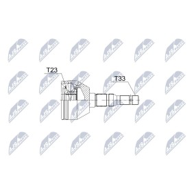 Compre Junta homocinética de NTY online para Meriva Mk II (B) (S10) a preços moderados