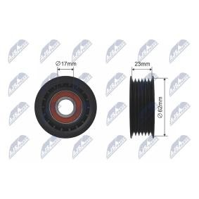 Compre Rolo tensor, correia trapezoidal estriada de NTY online para Kuga Mk2 (DM2) a preços moderados