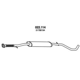 Acquista Marmitta centrale da PEDOL 022.114 a buon mercato per soli 110,92 €