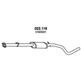 Acquista Marmitta centrale da PEDOL 022.116 a buon mercato per soli 87,69 €