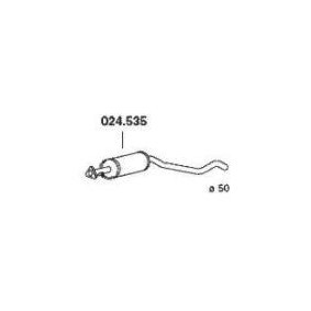 Acquista Marmitta centrale da PEDOL 024.535 a buon mercato per soli 57,93 €