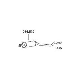 Achetez des Silencieux intermédiaire PEDOL 024.540 à prix pour 52,71 €