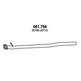 Abgasrohr 061.756