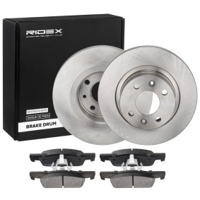 Osta Jarrupalasarja, levyjarru RIDEX:llä 3405B1105 edullisesti hintaan 67,82 €
