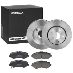 Comprar Kit de discos de freno y pastillas de RIDEX 3405B1207 a bajo precio de 102,27 €
