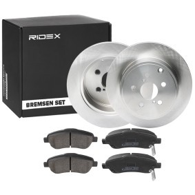 Acquista Kit dischi e pastiglie da RIDEX 3405B1334 a buon mercato per soli 84,92 €