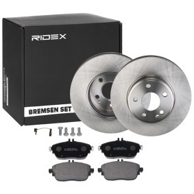 Comprar Kit de discos de freno y pastillas de RIDEX 3405B1523 a bajo precio de 119,90 €