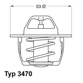 VOLVO Kühlwasserthermostat von WAHLER