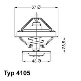 Kühlwasserthermostat 4105.83D