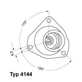 Achetez des Thermostat d'eau WAHLER 4144.82D à prix pour 24,93 €