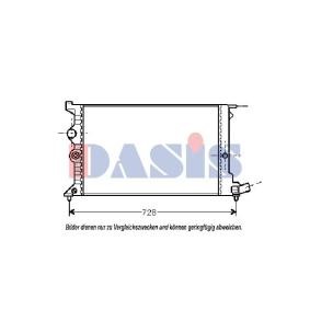 Achetez des Radiateur du moteur AKS DASIS 060330N à prix pour 86,82 €