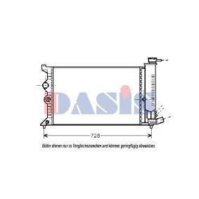Achetez des Radiateur du moteur AKS DASIS 060450N à prix pour 70,61 €