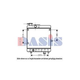 Achetez des Radiateur du moteur AKS DASIS 080460N à prix pour 43,37 €