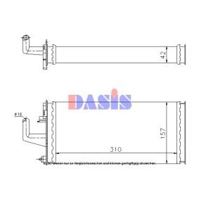 Achetez des Radiateur de chauffage AKS DASIS 089190N à prix pour 23,92 €