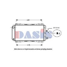 Achetez des Radiateur du moteur AKS DASIS 090490N à prix pour 134,62 €