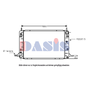 Achetez des Radiateur de chez AKS DASIS en ligne pour Scorpio Mk1 Break (GGE) à prix modérés