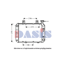 Acquista Radiatore motore da AKS DASIS 100060N a buon mercato per soli 237,39 €