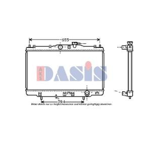 Achetez des Radiateur du moteur AKS DASIS 101270N à prix pour 74,42 €