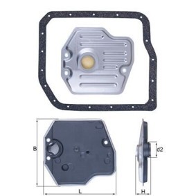 Hydraulikfilter, Automatikgetriebe für TOYOTA von KNECHT