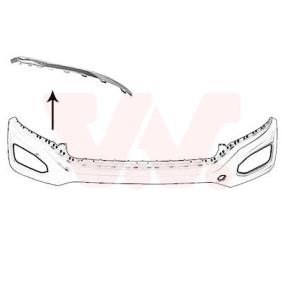 Zierleiste, Stoßstange 5710582 VOLKSWAGEN T-ROC von VAN WEZEL