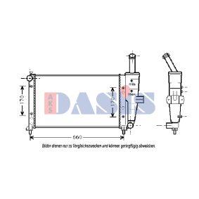 Achetez des Vase d'expansion, liquide de refroidissement AKS DASIS 123000N à prix pour 25,27 €
