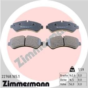 Compre Pastilhas de travão da ZIMMERMANN 22768.165.1 a um preço baixo por 63,12 €